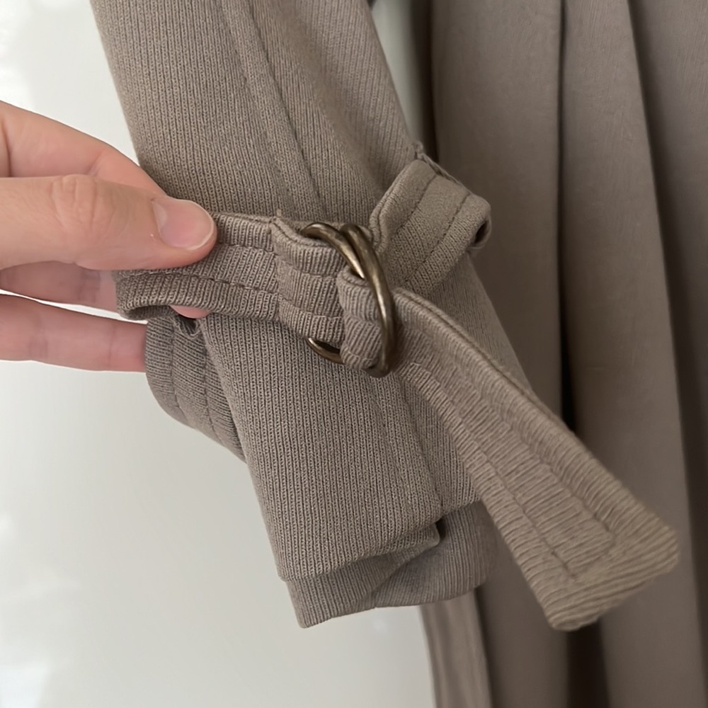 Tan wool Christian Dior trench coat - Picture 5 of 8